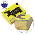 CMYK Customized Logo Paper Toys Playing Card